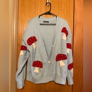 1XL mushroom cardigan